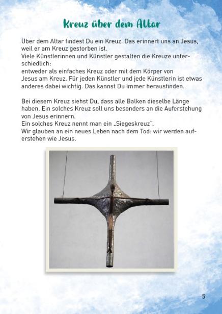 Innen-Seite 4: Kreuz mit erklärendem Text