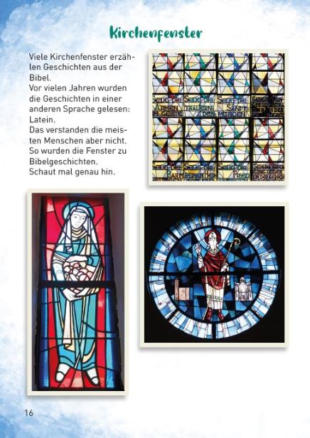 Innen-Seite 15: Kirchenfenster mit erklärendem Text